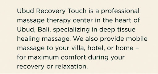 UBUD RECOVERY TOUCH By, Agustina (at the shop & home service)