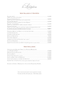 Menu Restaurant Le Lamartine Page 2