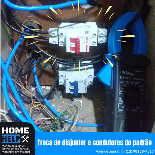 Home Help Soluções elétricas - Eletricista em São Vicente 24h
