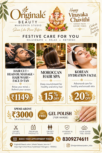 Vinayaka Chavithi Salon Offers | Haircut, Hair Spa & Facial post image