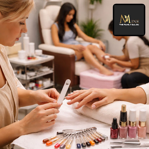 Get perfectly groomed hands and feet with creative nail art at Mine The Family Salon and Academy,… post image