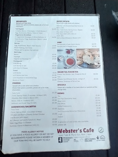 Websters Cafe - Visual