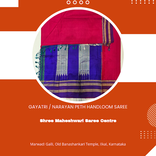 "Experience the finest handloom sarees from Ilkal, India at Shree Maheshwari Saree Centre! Our Ga… post image