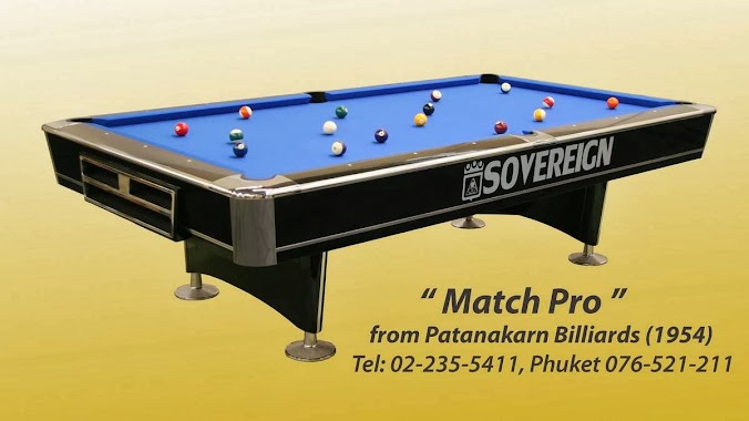 Pattaya Pool Tables SOVEREIGN by Patanakarn Billiards, Author: Pattaya Pool Tables "SOVEREIGN" by Patanakarn Billiards