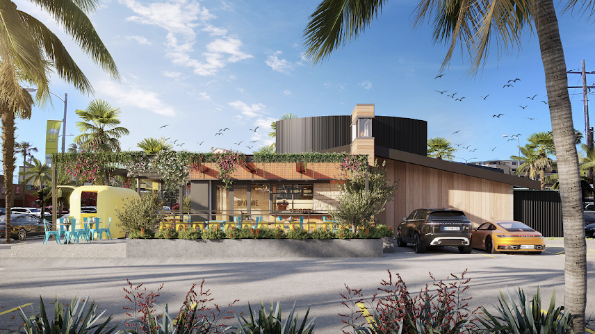 Mission + Garnet Food Hall by null