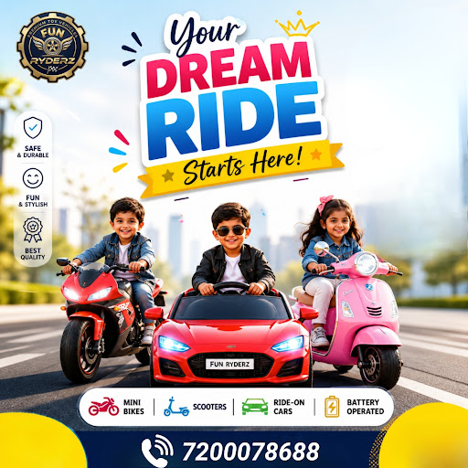 Fun Ryderz is a trusted destination for kids’ fun and safe ride-on experiences in Chennai. We off…