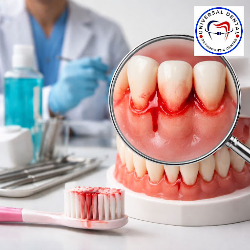 Bleeding gums are often an early sign of gum disease and should never be ignored. At Universal De… post image