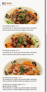 Menu WOK EXPRESS Page 1