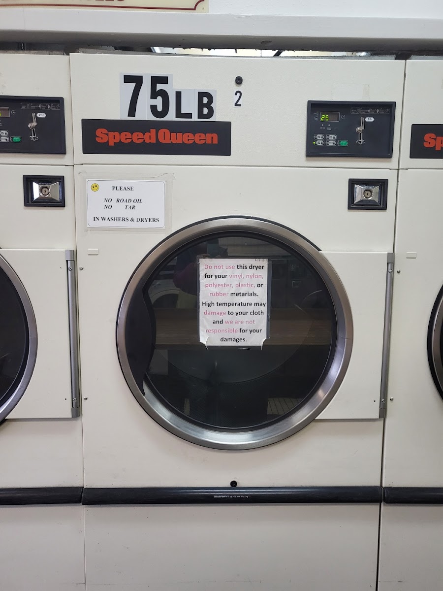 Self-service laundry at Coin-op Laundromat, Anchorage, AK