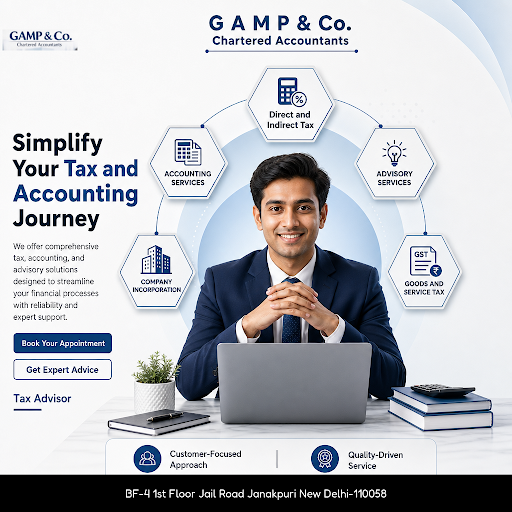 G A M P & Co. Chartered Accountants offers expert services in direct and indirect tax, accounting… post image