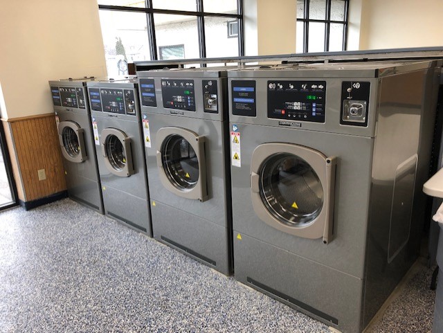 Clean laundry equipment at WITZEL LAZER LAUNDRY in Oshkosh, WI