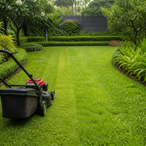 Is your lawn growing wild this monsoon? At Chanchal Gulab Green, we create smart mowing and garde… post image