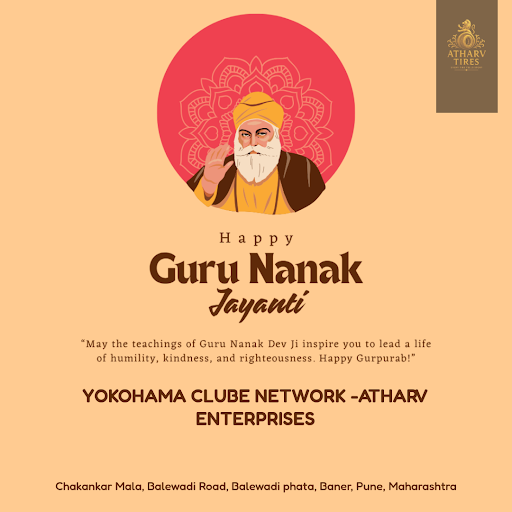 Wishing you a joyous Guru Nanak Jayanti from Yokohama Clube Network - Atharv Enterprises, your tr… post image