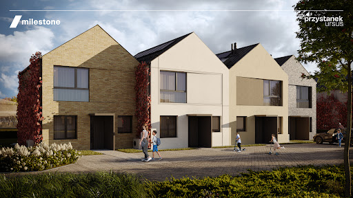 Przystanek Ursus - Nowe osiedle domów w Ursusie