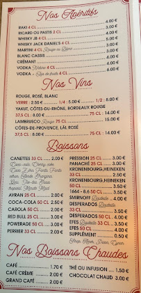 Menu Chez Clara Illzach Page 2