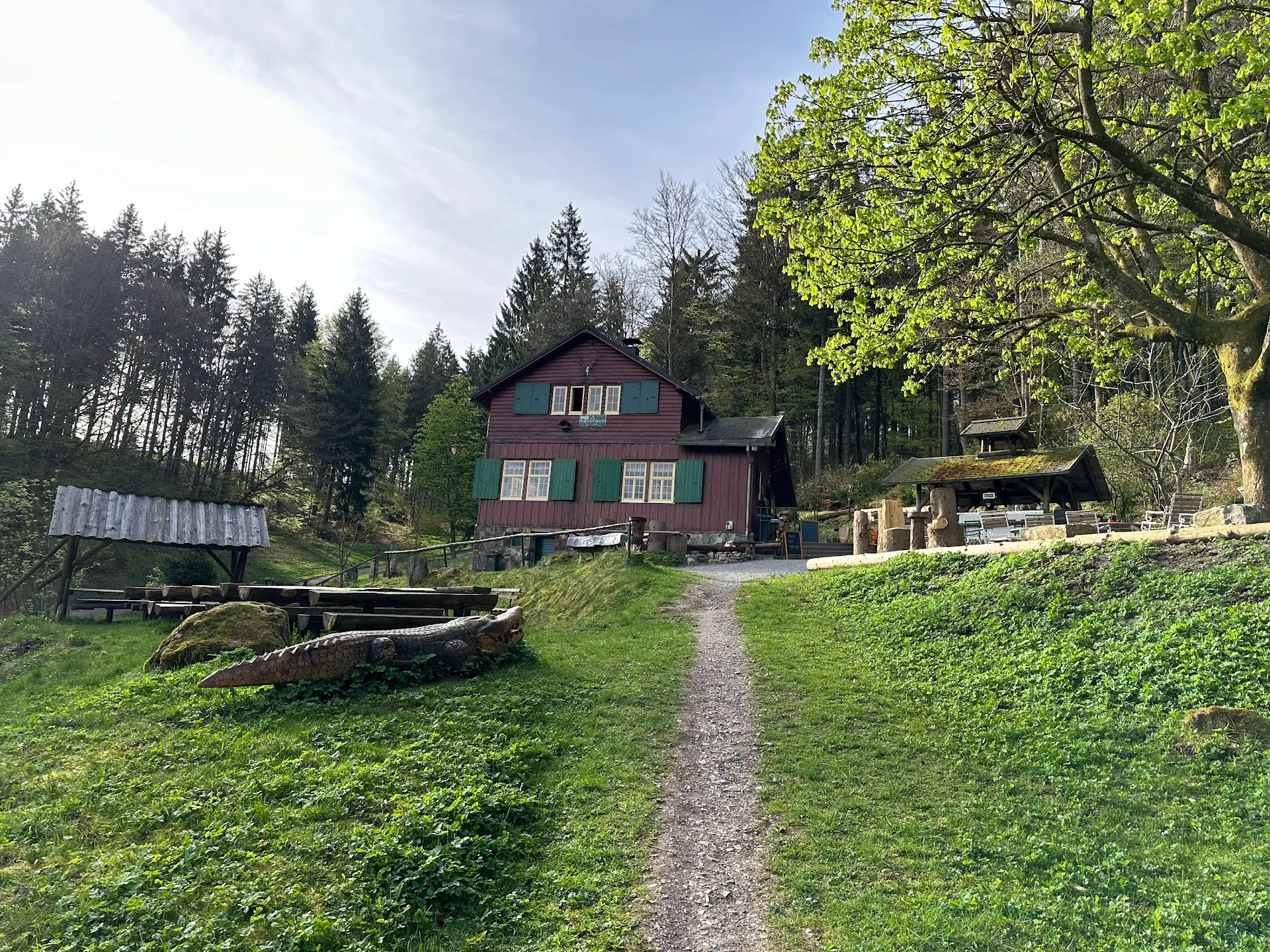 Regenberghütte