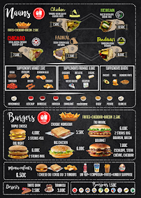 Menu IndiaNight Page 1