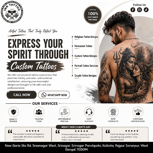 Ink Tattoo Studio specializes in custom portrait tattoo services, offering high-quality permanent… post image