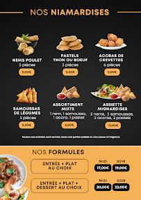 Menu Niam’Afrika Page 3