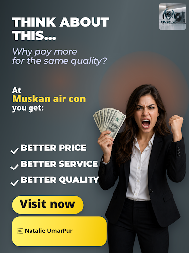 Muskan Air Con offers expert AC repair services to keep your cooling system efficient. We also pr… post image