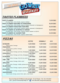 Menu go west restaurant Page 4