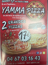 Menu Yamma pizza Figairasse Page 7