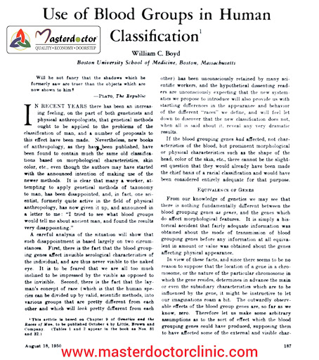 American #immunochemist, who with his wife Lyle, during the 1930's, made a worldwide survey of th… post image