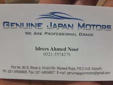 Genuine Japan Motors karachi