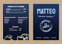 Menu MATTEO Poitiers Page 4