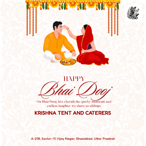 Celebrate the bond of brotherhood with Krishna Tent and Caterers this Bhai Dooj! Book a majestic…