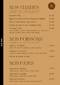 Menu Le QG de Gratentour Page 1