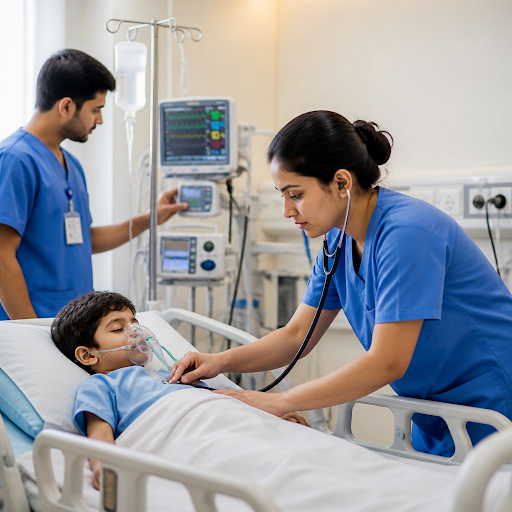 When your child is seriously unwell, you need a pediatric hospital near you that responds fast, c… post image