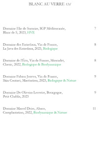 Menu GEGEOR - Caviste & Restaurateur Page 7