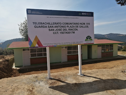 TELEBACHILLERATO COMUNITARIO NÚM. 515, GUARDA SAN ANTONIO PLAZA DE GALLOS, SAN JOSÉ DEL RINCÓN