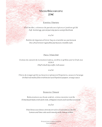 Menu Restaurant La Flambée Page 5