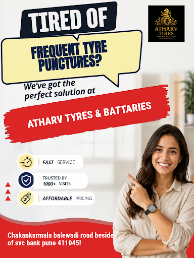 ATHARV TYRES & BATTARIES is your trusted local tire shop near me, offering quality cars and bikes… post image