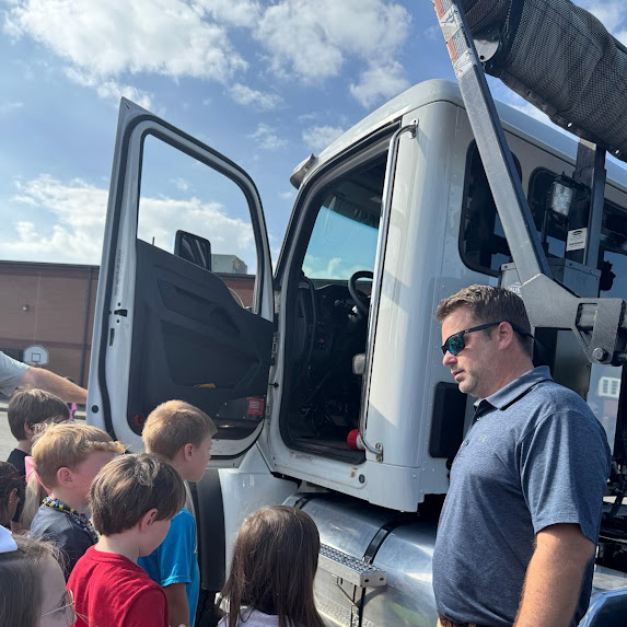 The Dumpster Co career day Katherine B. Sutton Elementary School in Forsyth, GA