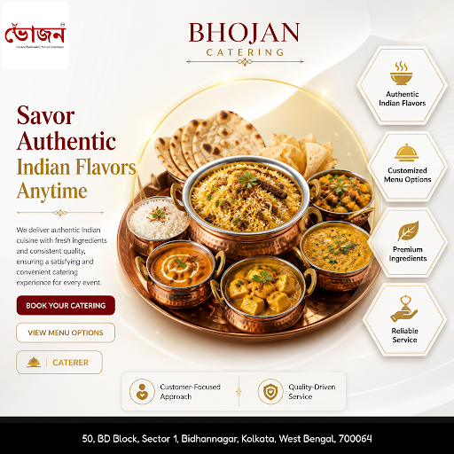 Bhojan Catering offers exceptional wedding catering services, delivering delicious, customized me… post image