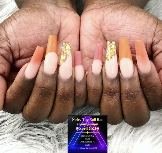 Noire The Nail Bar Port Charlotte interior view