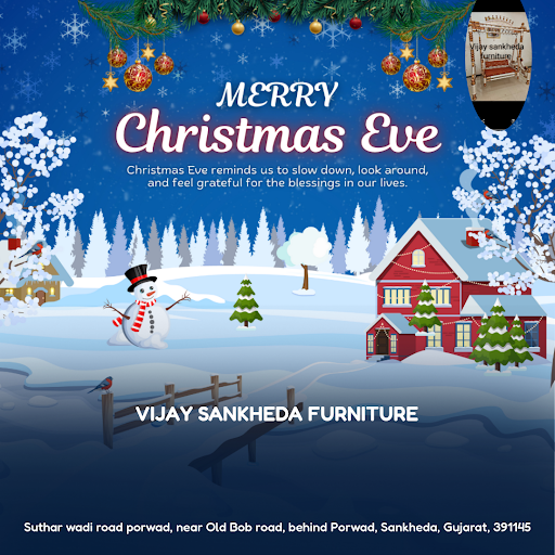 As Christmas magic fills the air in Sankheda, Vijay Sankheda Furniture invites you to make your h…