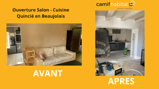 Grosse intervention dans cette vieille et belle maison...