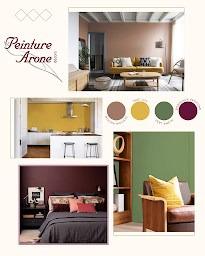 Photo n°3 de Arone Décors 🖌️ Peinture intérieure & papier peint | Peinture extérieure & ravalement de façades | Haguenau Bas-Rhin à Gundershoffen (Peintre en bâtiment)