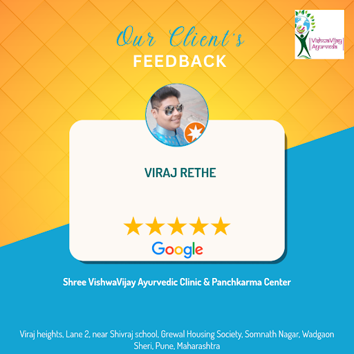 VIRAJ, a delighted customer, shares his exceptional experience at Shree VishwaVijay Ayurvedic Cli…