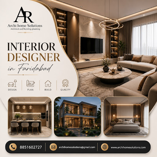 Archi Home Solutions offers professional Interior Designer in Faridabad services to create beauti… post image