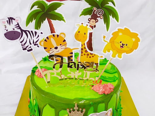 Jungle theme cake post image