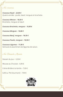 Menu Le Soleil de Provence Page 3