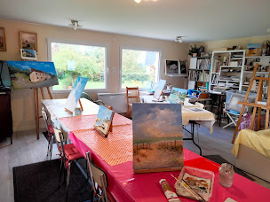 Photo n°2 de L'atelier du chat qui peint à Saint-Gatien-des-Bois (Cours de peinture)