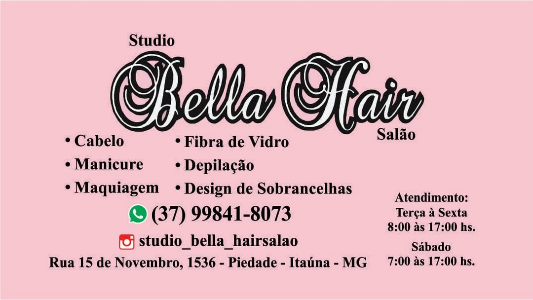 Studio Bella Beleza, Salão de cabeleireiro