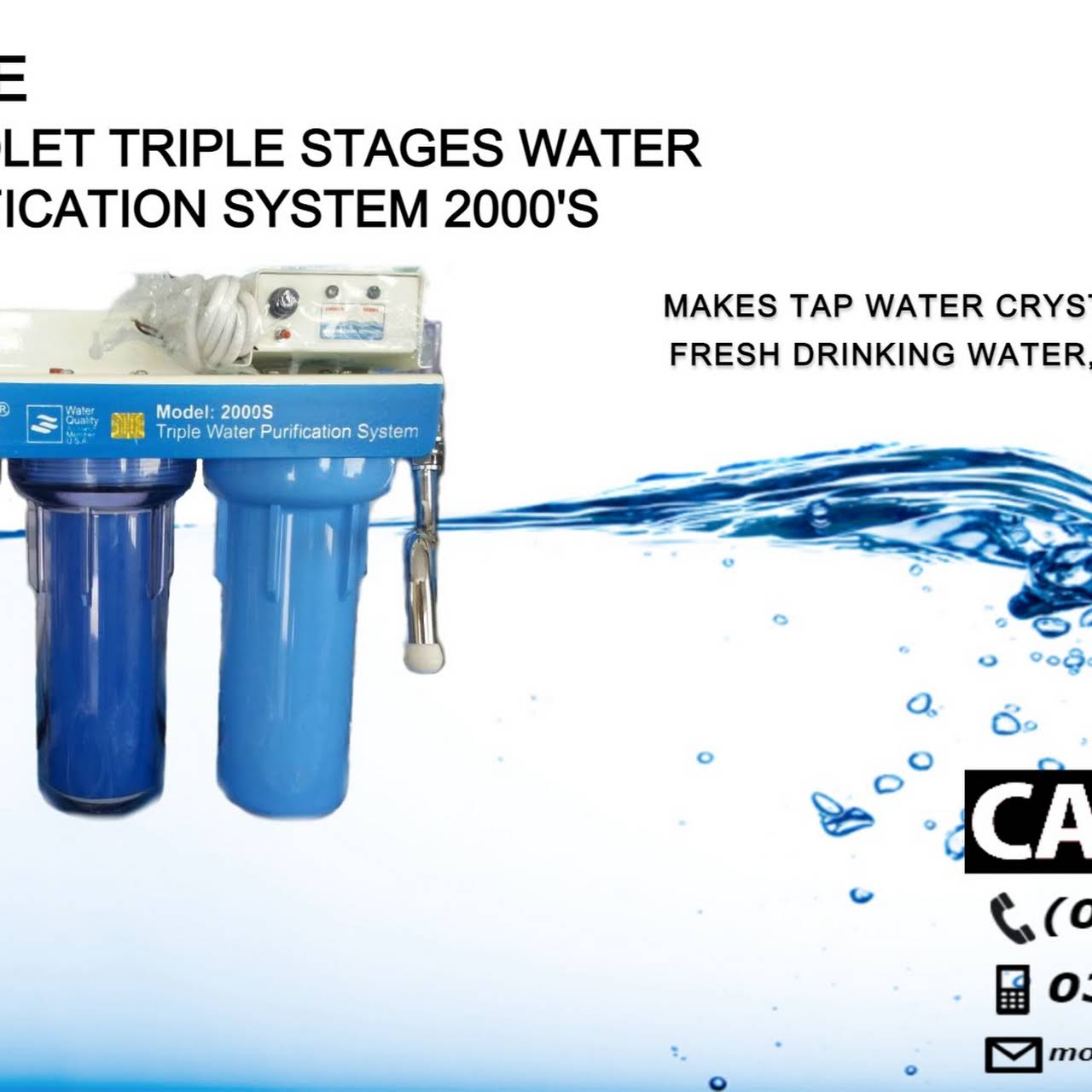 SoSafe Water Filter Water Treatment Plant in Karachi