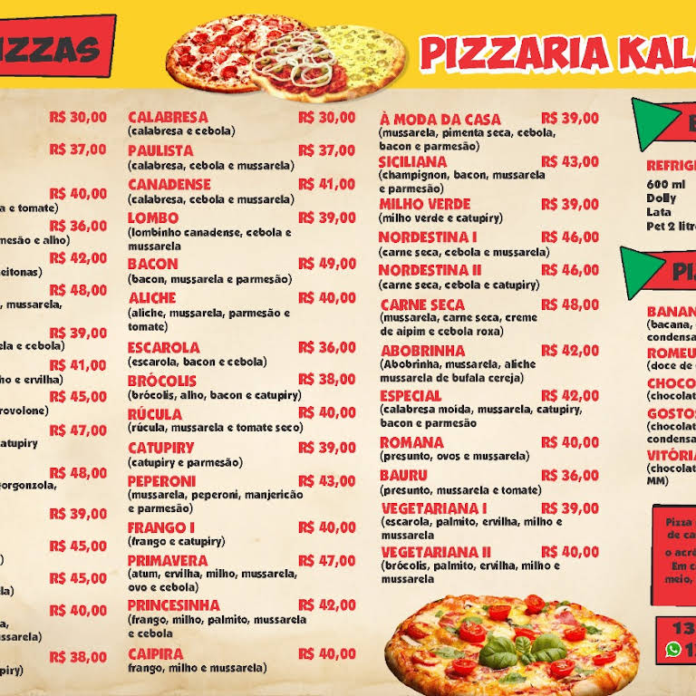 pizzaria kalazans - Pizzaria em Vista Linda